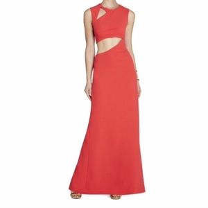BCBG MAX AZRIA Cutout Gown Kimora Sleeveless Dress